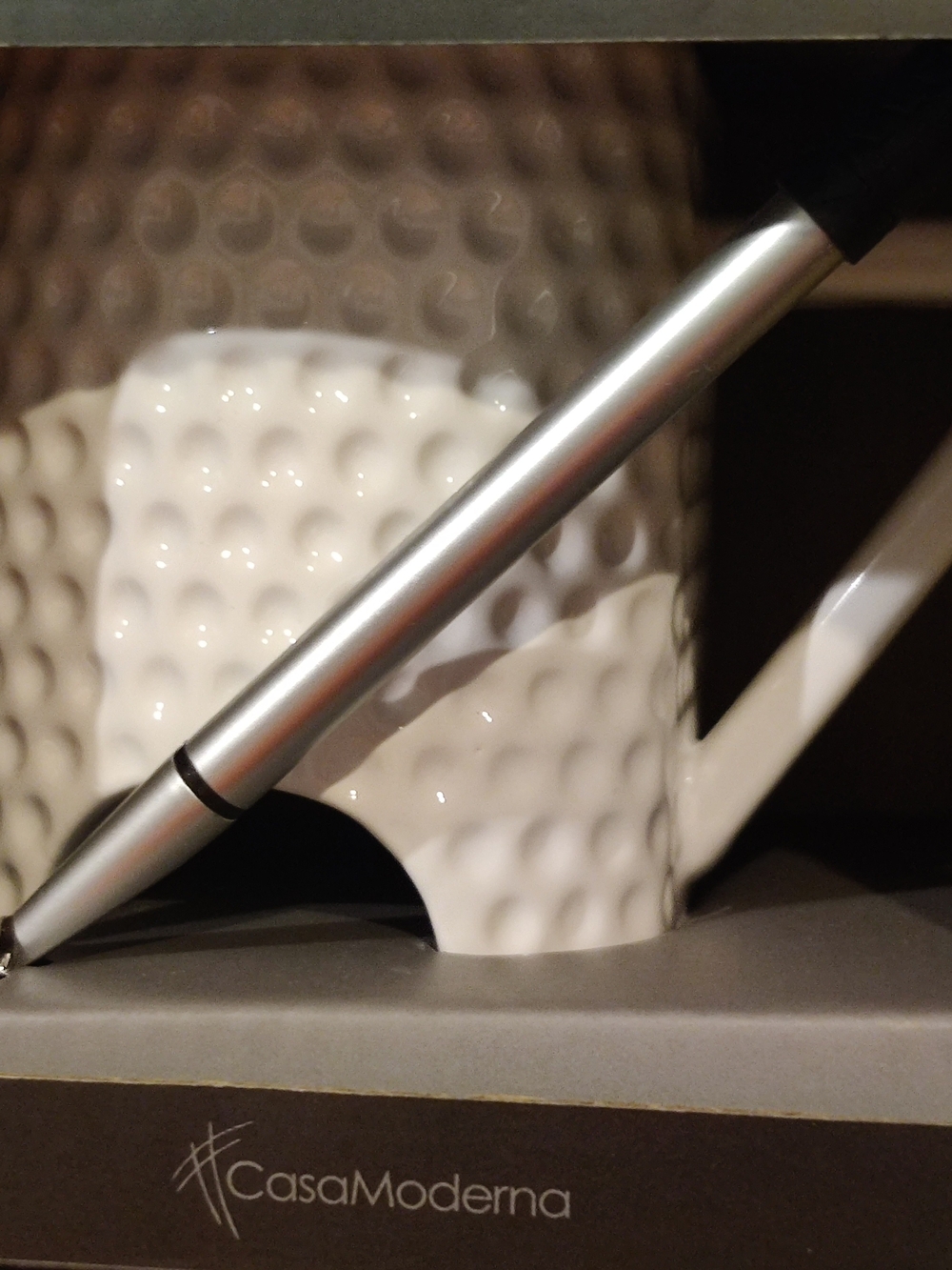 CasaModerna Golf-Themed Mug Gift Set featuring a Dimpled Ceramic Cup